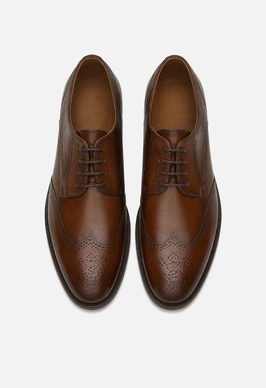 POLO - Leather Brogue Gibson - Tan