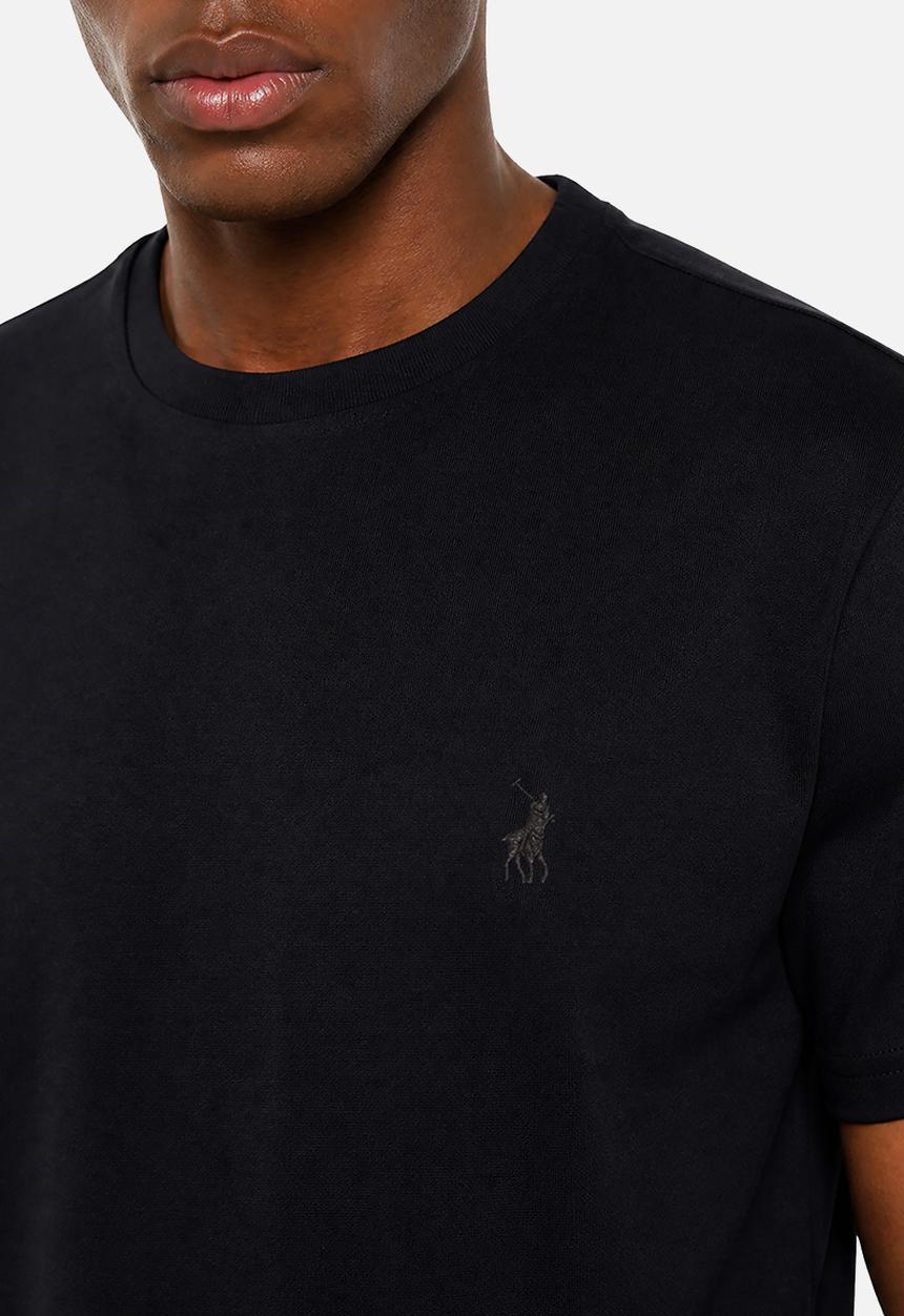 POLO - Mens Crew Neck Gotts Short Sleeve Tee - Black