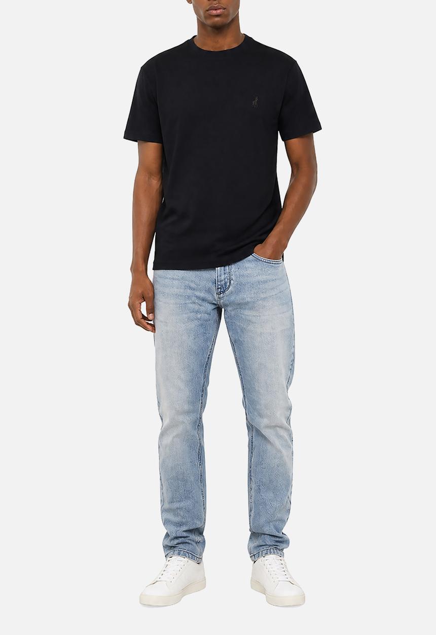 POLO - Mens Crew Neck Gotts Short Sleeve Tee - Black