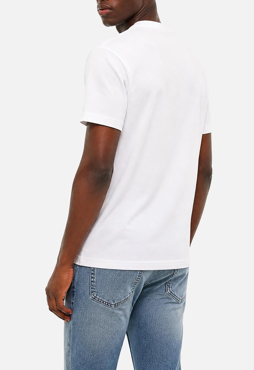 POLO - Mens Crew Neck Gotts Short Sleeve Tee - White