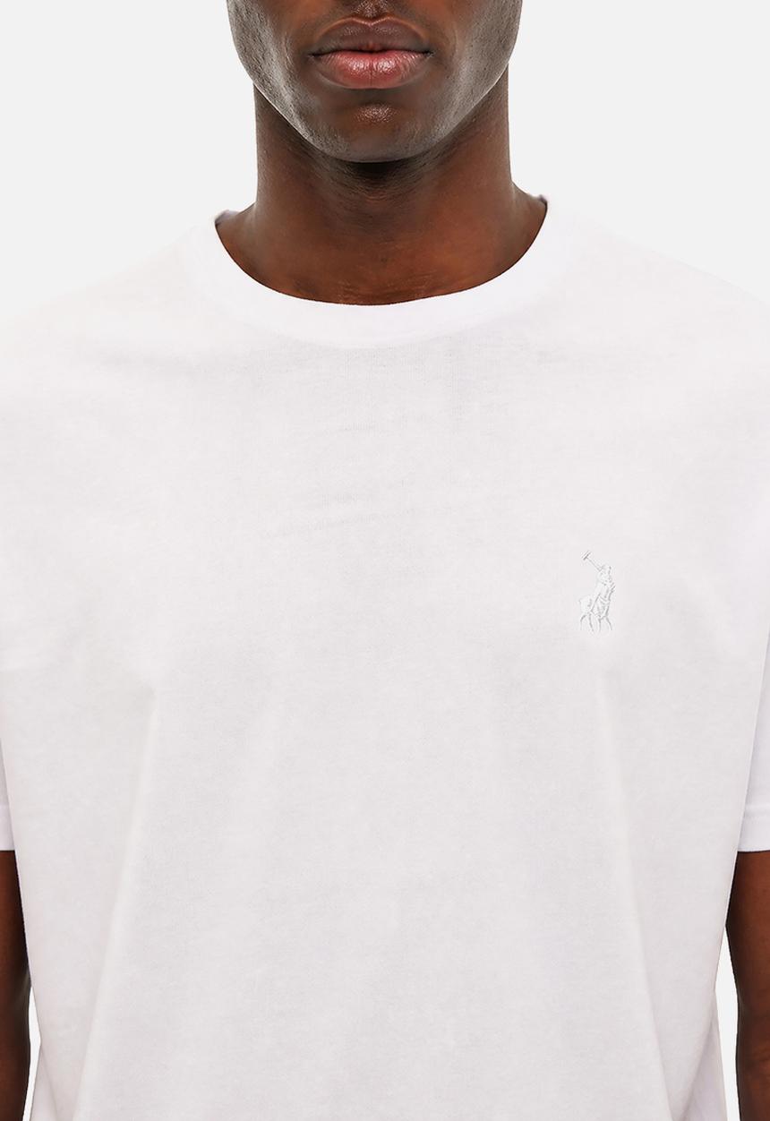 POLO - Mens Crew Neck Gotts Short Sleeve Tee - White