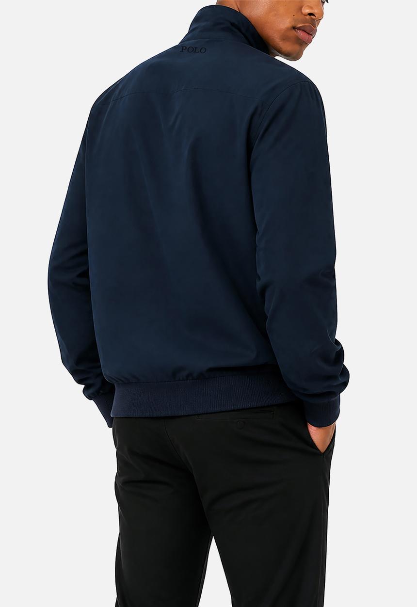 POLO - Harrington Jacket With Funnel Neck - Navy