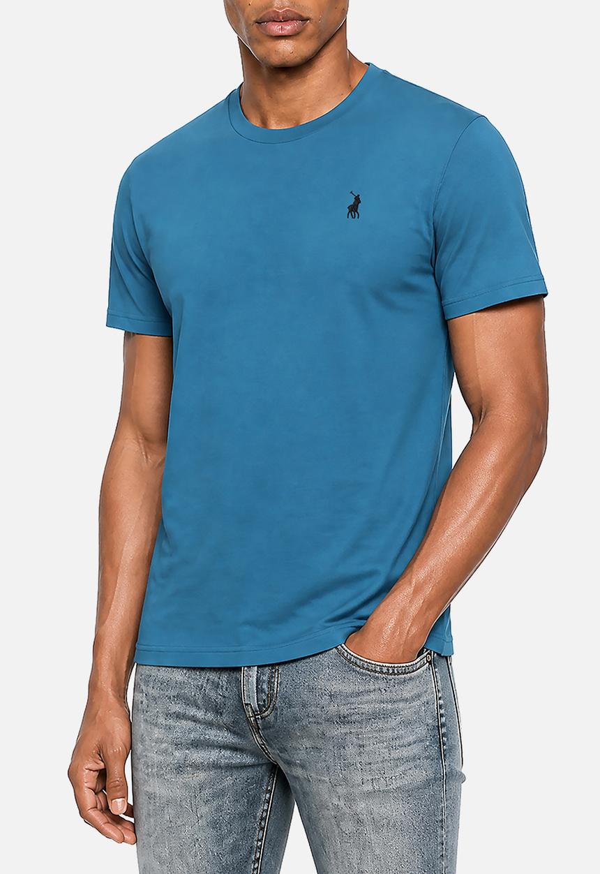 POLO - Mens Crew Neck Gotts Short Sleeve Tee - Blue
