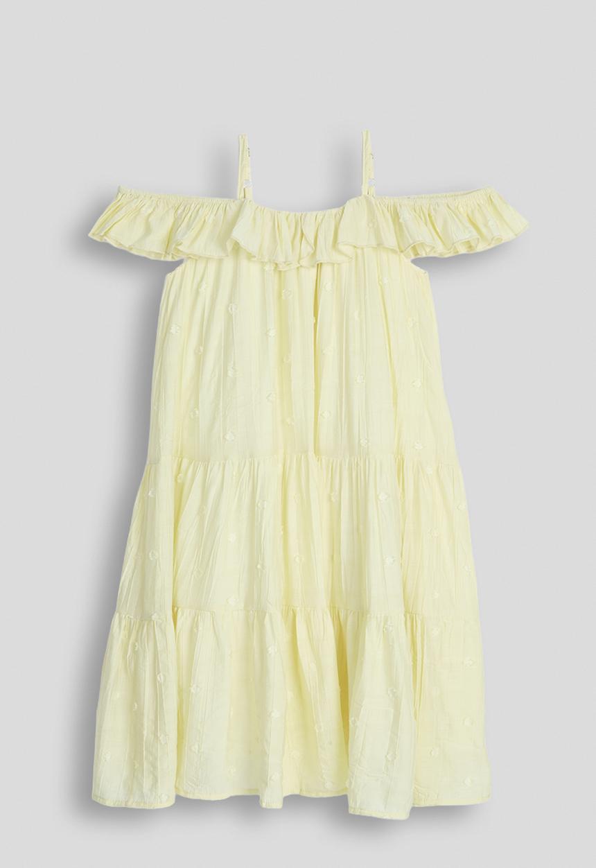 Pop Candy - Tiered boho cami dress - light yellow
