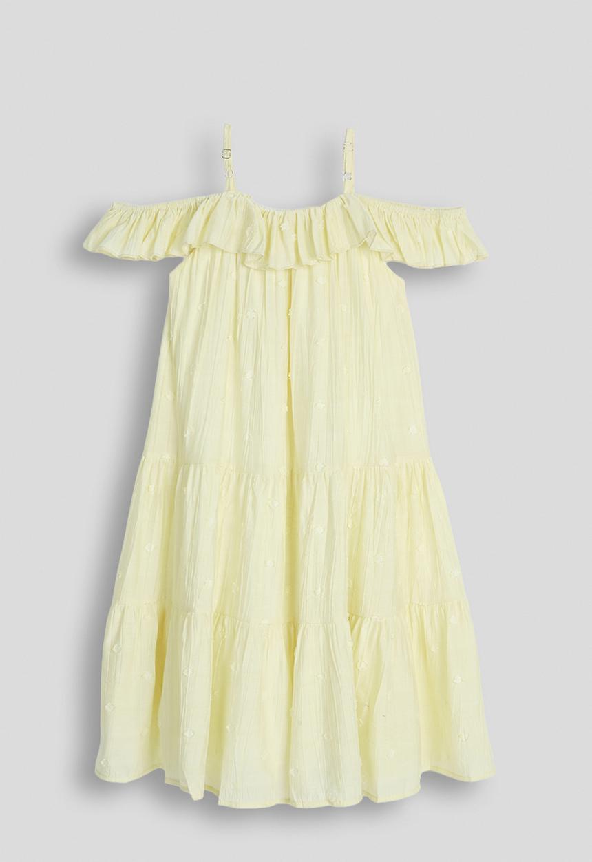 Pop Candy - Tiered boho cami dress - light yellow