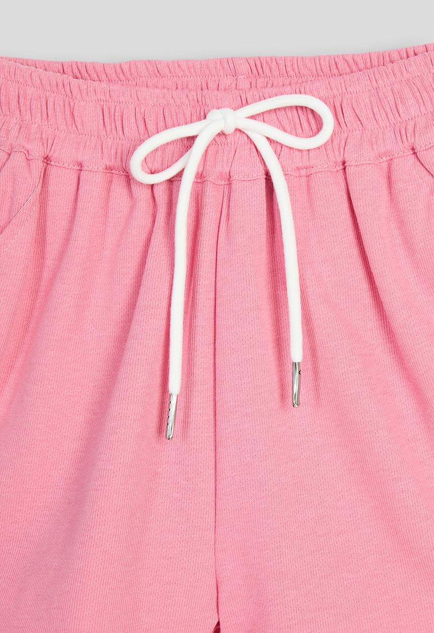 Pop Candy - Piped dolphin hem shorts - pink
