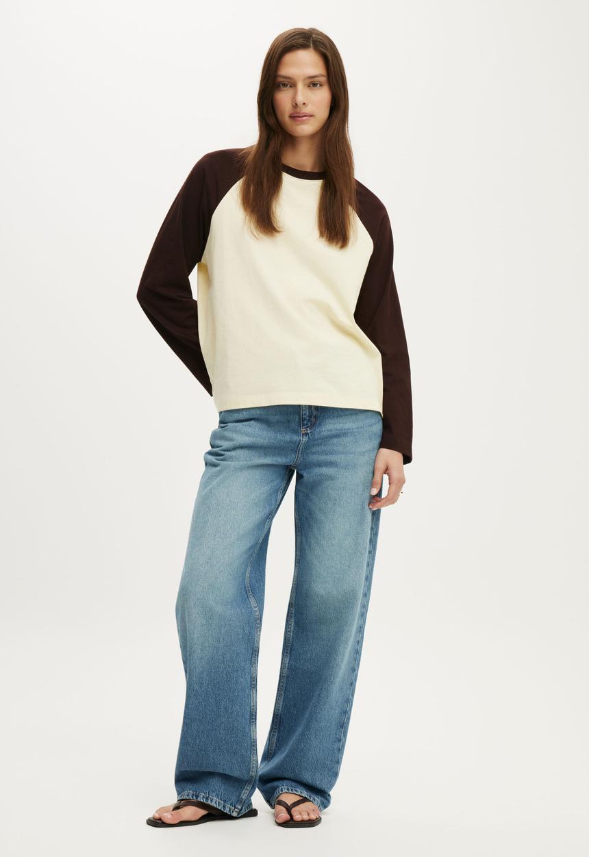 Cotton On - 91 Straight Jean - Calmwater Blue