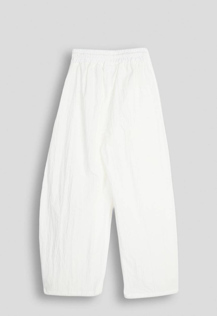 Pop Candy - Peplum frill pants - white