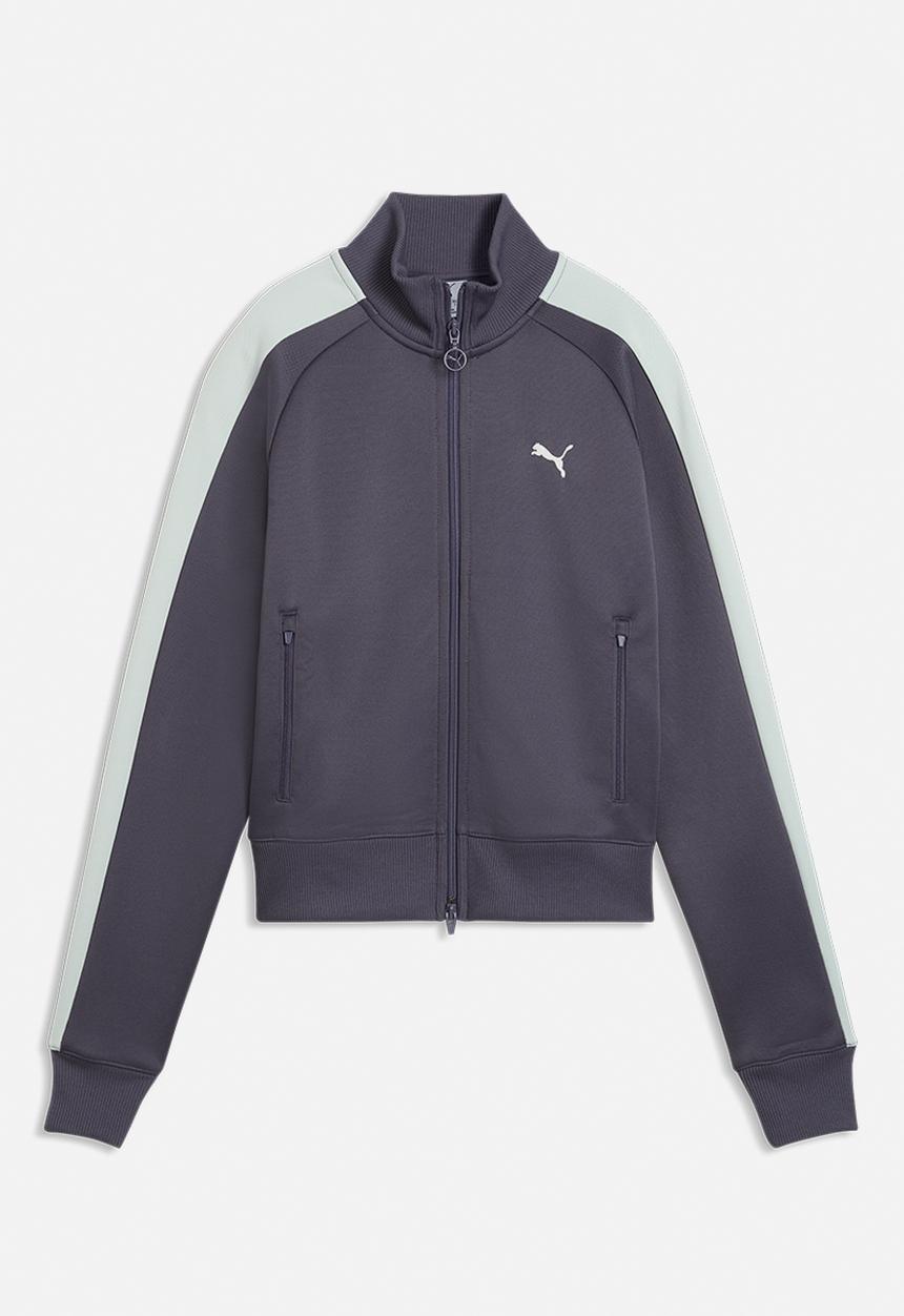 PUMA - T7 Always On Short Track Jacket - Inky Depths-Créme De Mint