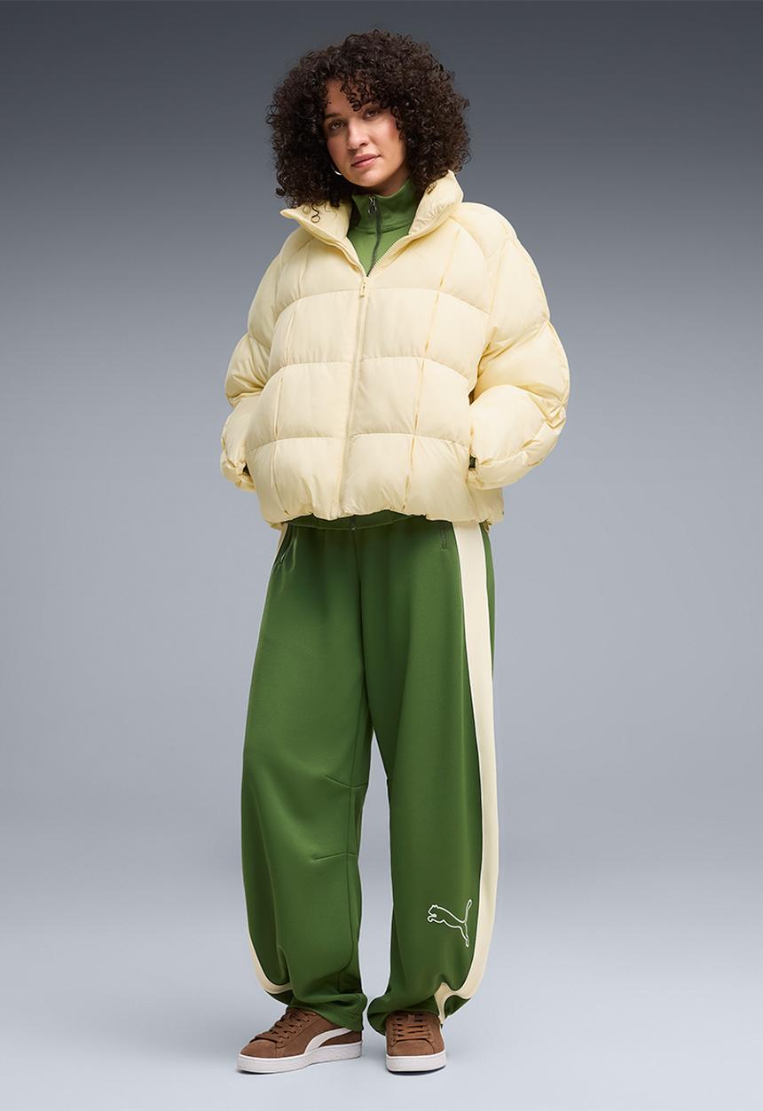 PUMA - T7 Relaxed Barrel Love Of The Cat Track Pants - Earthy Green