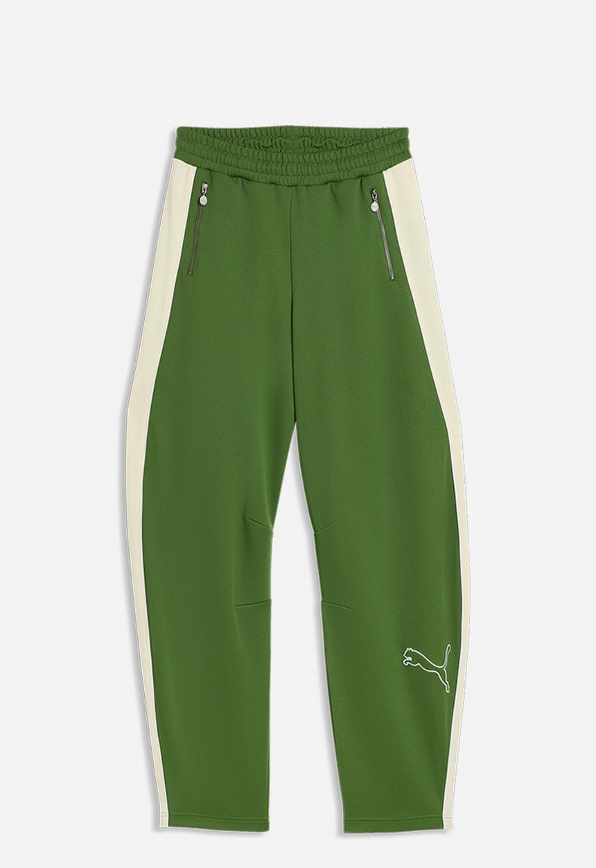 PUMA - T7 Relaxed Barrel Love Of The Cat Track Pants - Earthy Green