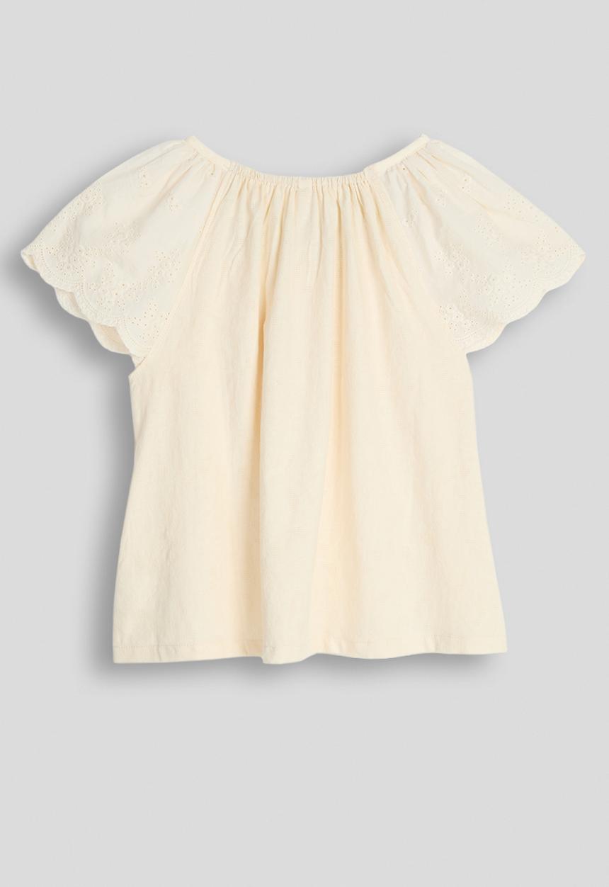 Pop Candy - Smocked babydoll dress - off white