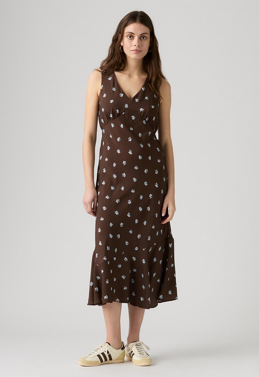 Levi’s® - Brita Slip Dress -  Runa Floral Java Viscose