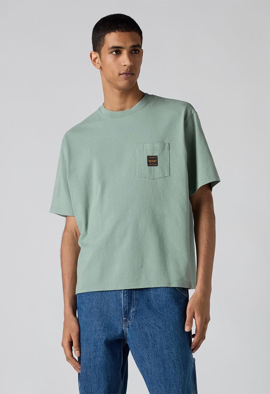 Levi’s® - SS WORKWEAR PKT TEE ZA - CHINOIS GREEN