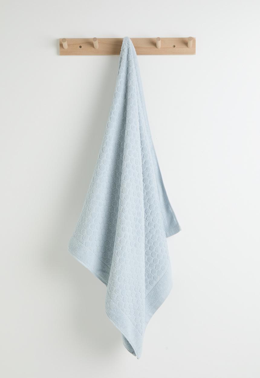 Pop Candy - Honeycomb pattern bath towel - blue