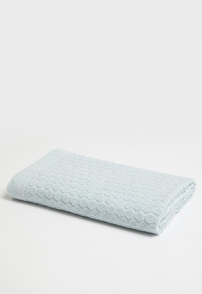 Pop Candy - Honeycomb pattern bath towel - blue