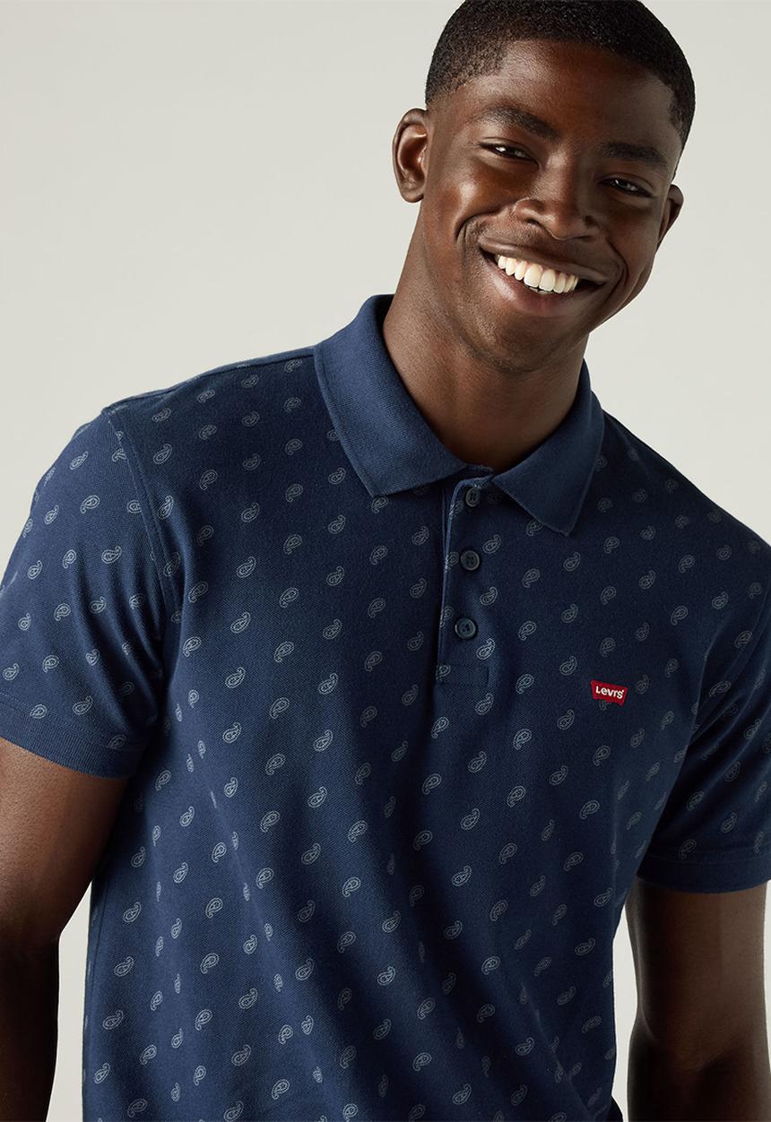 Levi’s® - LEVIS HM POLO - 35883-0404 Xander Paisley - NAVAL ACADEMY