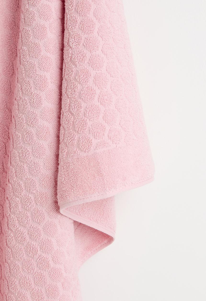 Pop Candy - Honeycomb pattern bath towel - pink