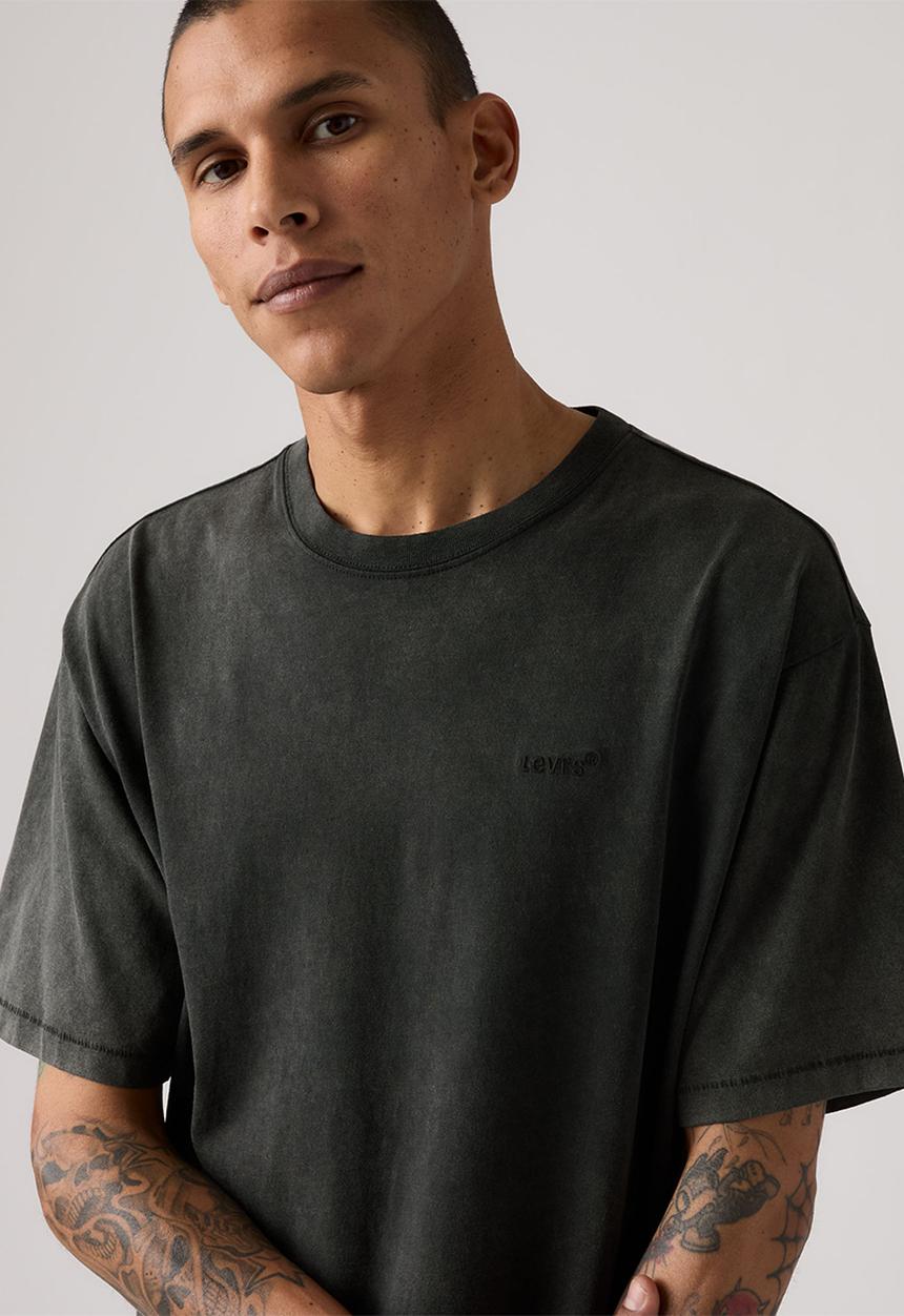 Levi’s® - RED TAB VINTAGE TEE - A0637-0221 WEATHERED FINISH JET BLACK