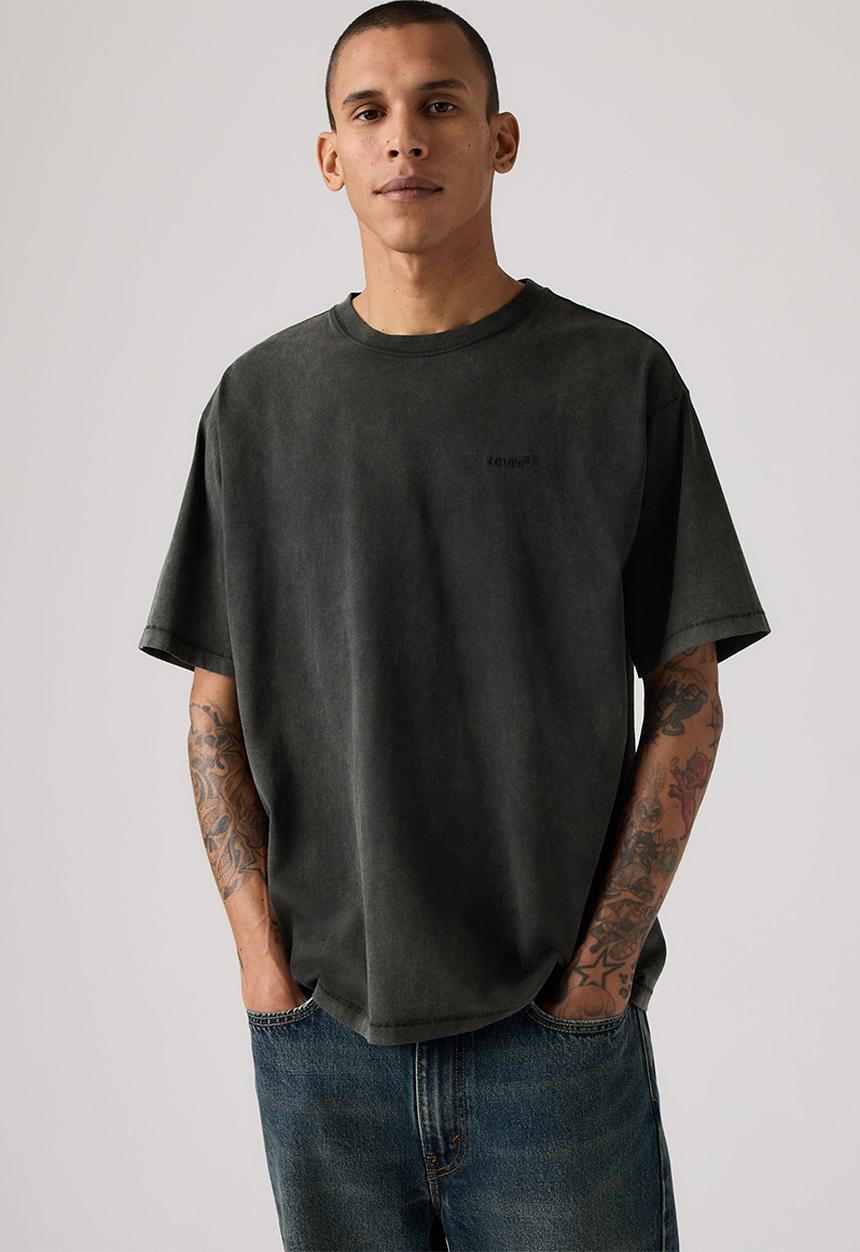 Levi’s® - RED TAB VINTAGE TEE - A0637-0221 WEATHERED FINISH JET BLACK