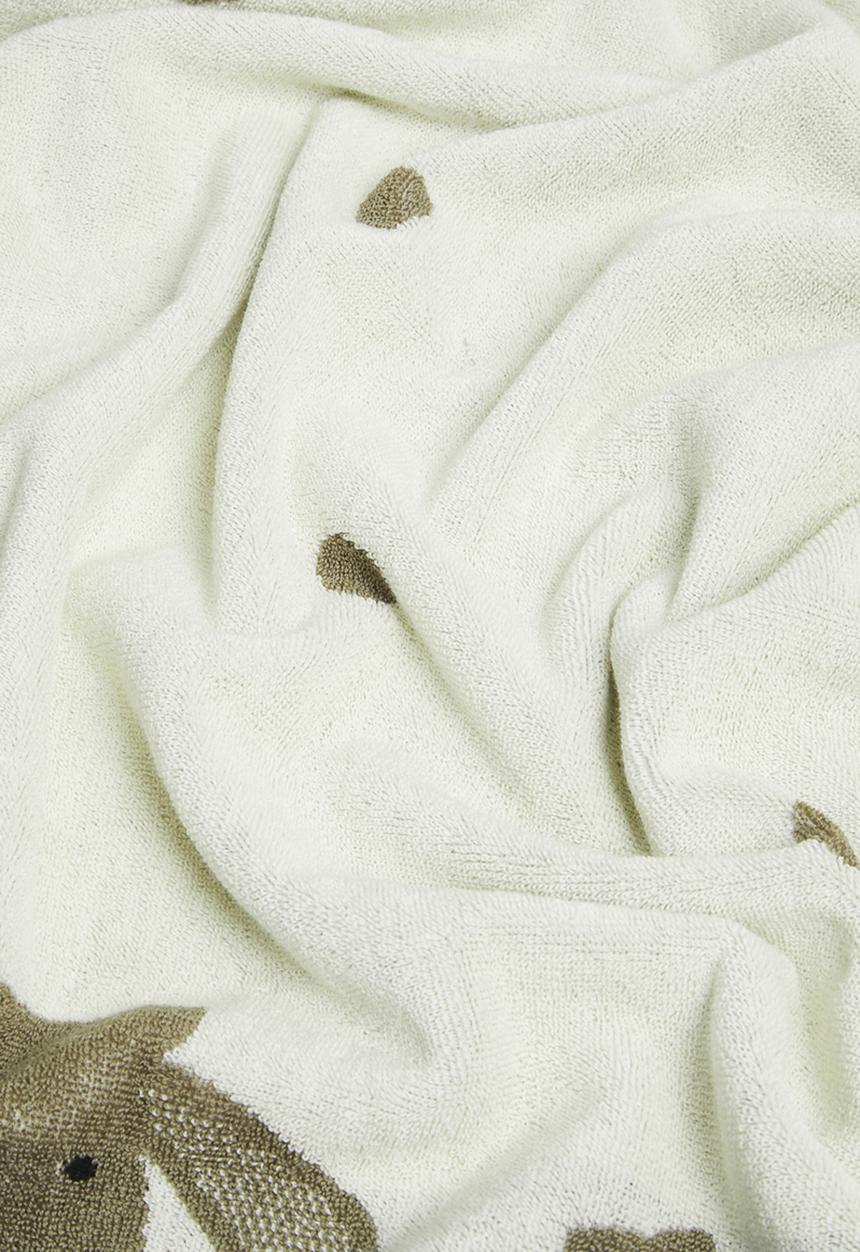 Pop Candy - Graphic printed bath towel - dark grey/light yellow