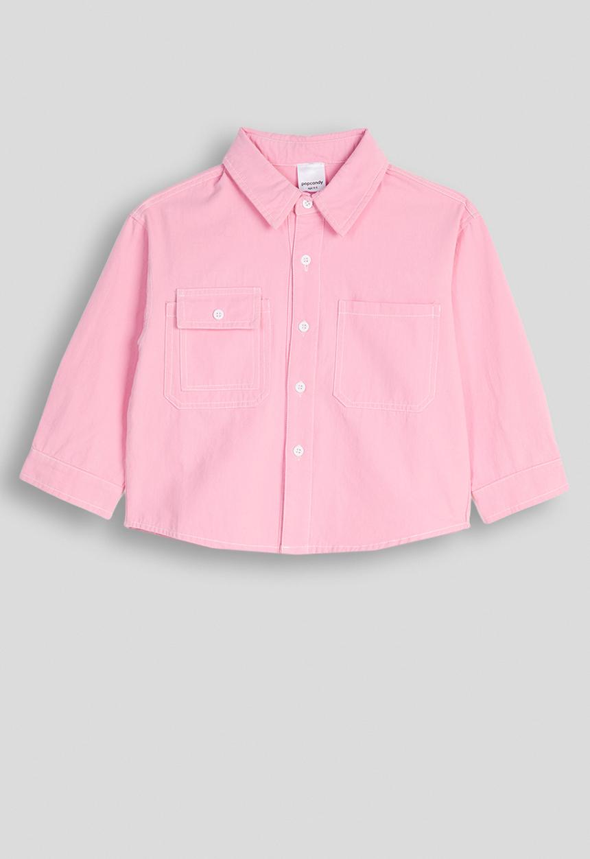 Pop Candy - Shacket - carnation pink