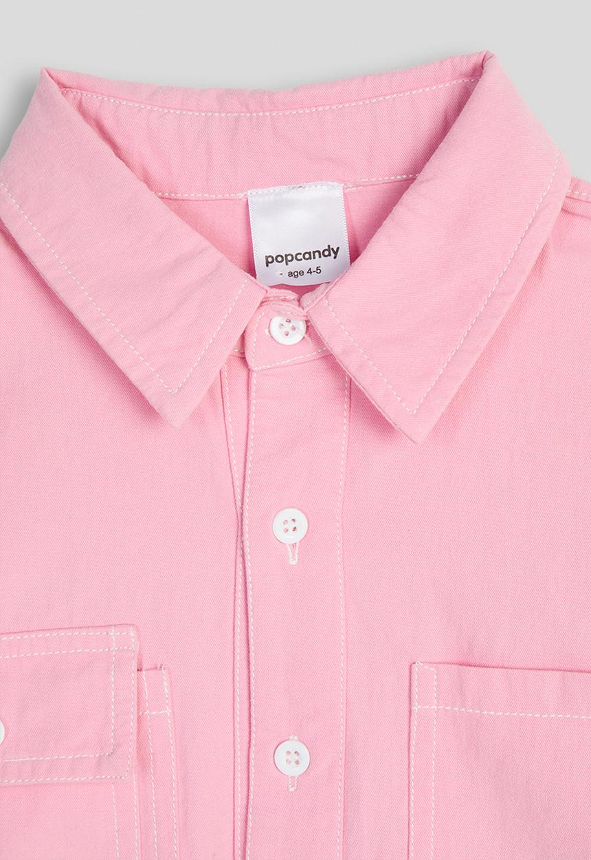 Pop Candy - Shacket - carnation pink