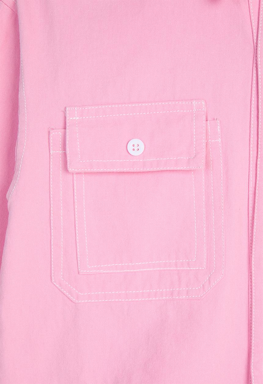 Pop Candy - Shacket - carnation pink