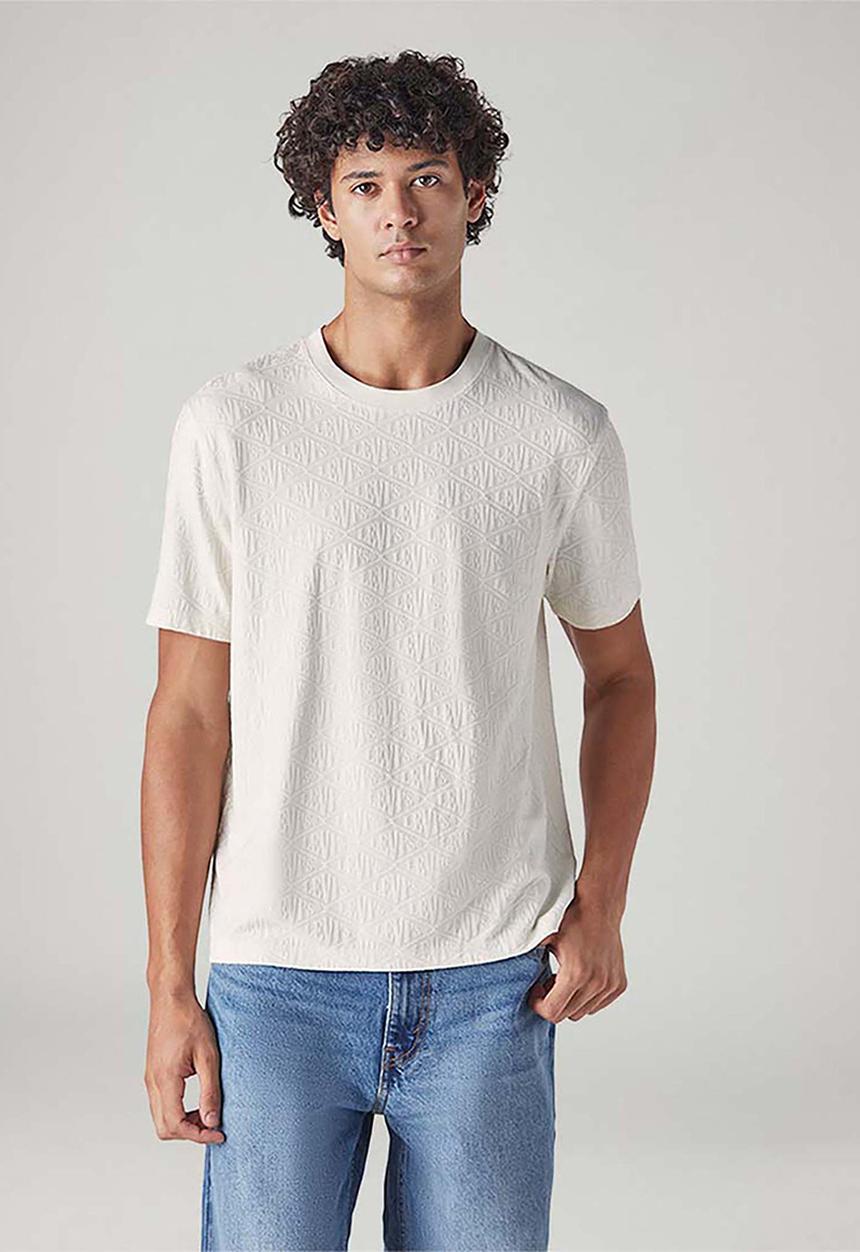 Levi’s® - SP TRANSFER JACQUARD TEE - White / Off White