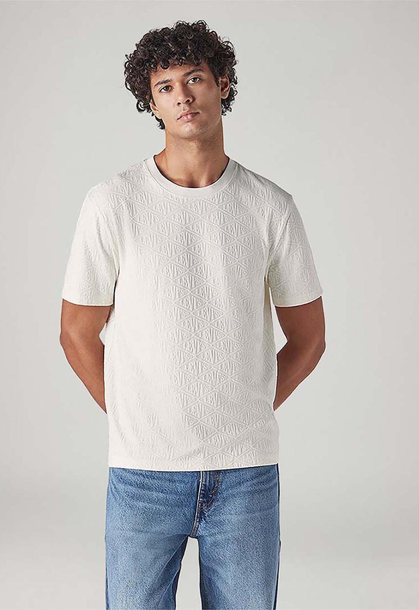 Levi’s® - SP TRANSFER JACQUARD TEE - White / Off White