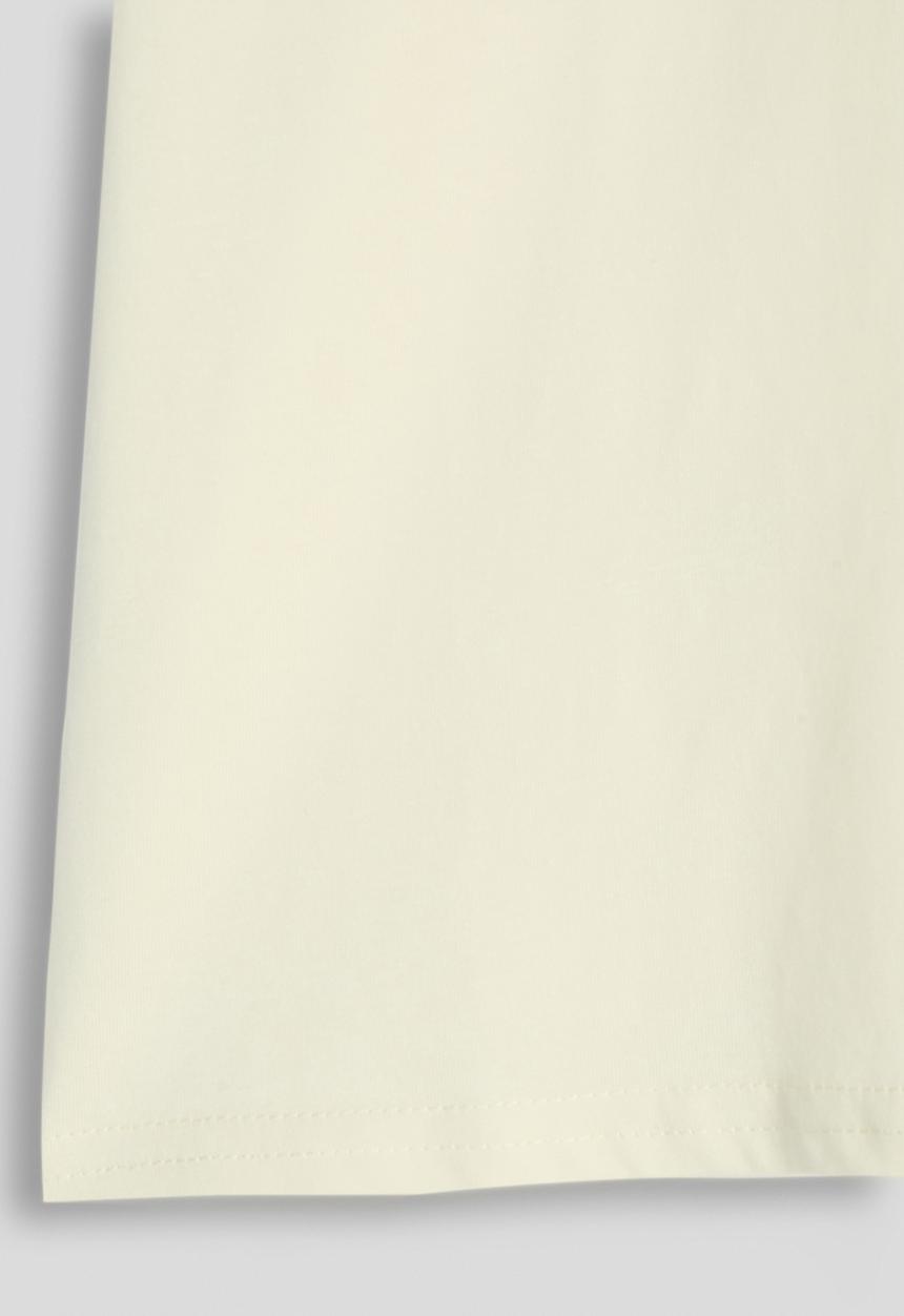 Pop Candy - Slogan tee - off white & green