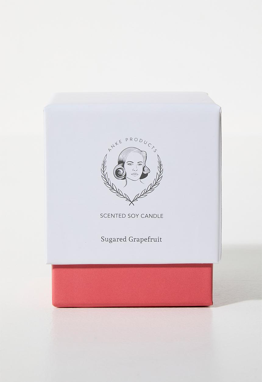 Anke Products - Sugared grapefruit soy candle (gift box small)