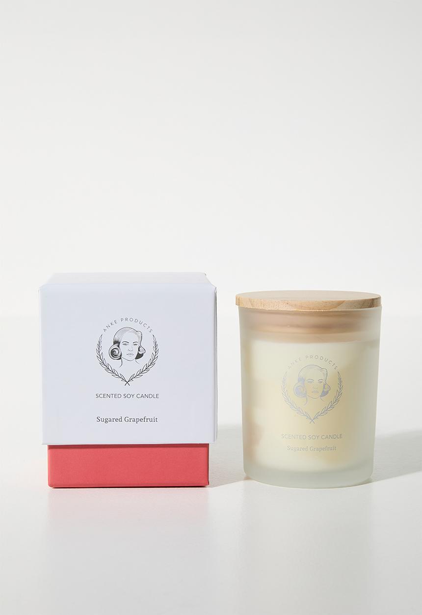 Anke Products - Sugared grapefruit soy candle (gift box small)