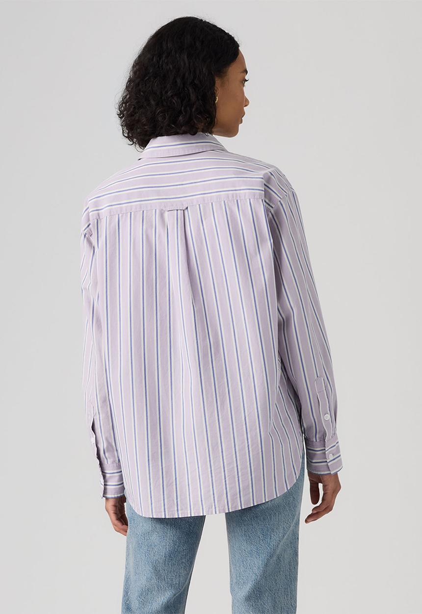 Levi’s® - Harlie Boyfriend Shirt - Costanza Stripe Wisteria Poplin