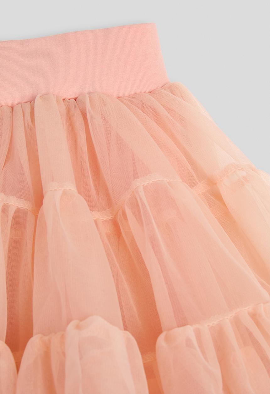Pop Candy - Tulle tutu skirt - peach & watermelon