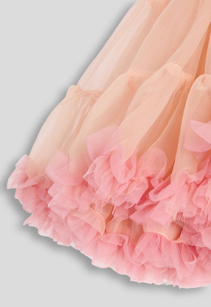 Pop Candy - Tulle tutu skirt - peach & watermelon