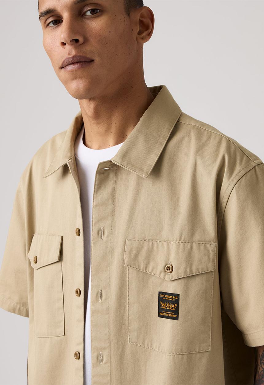 Levi’s® - Short sleeve worker - brown