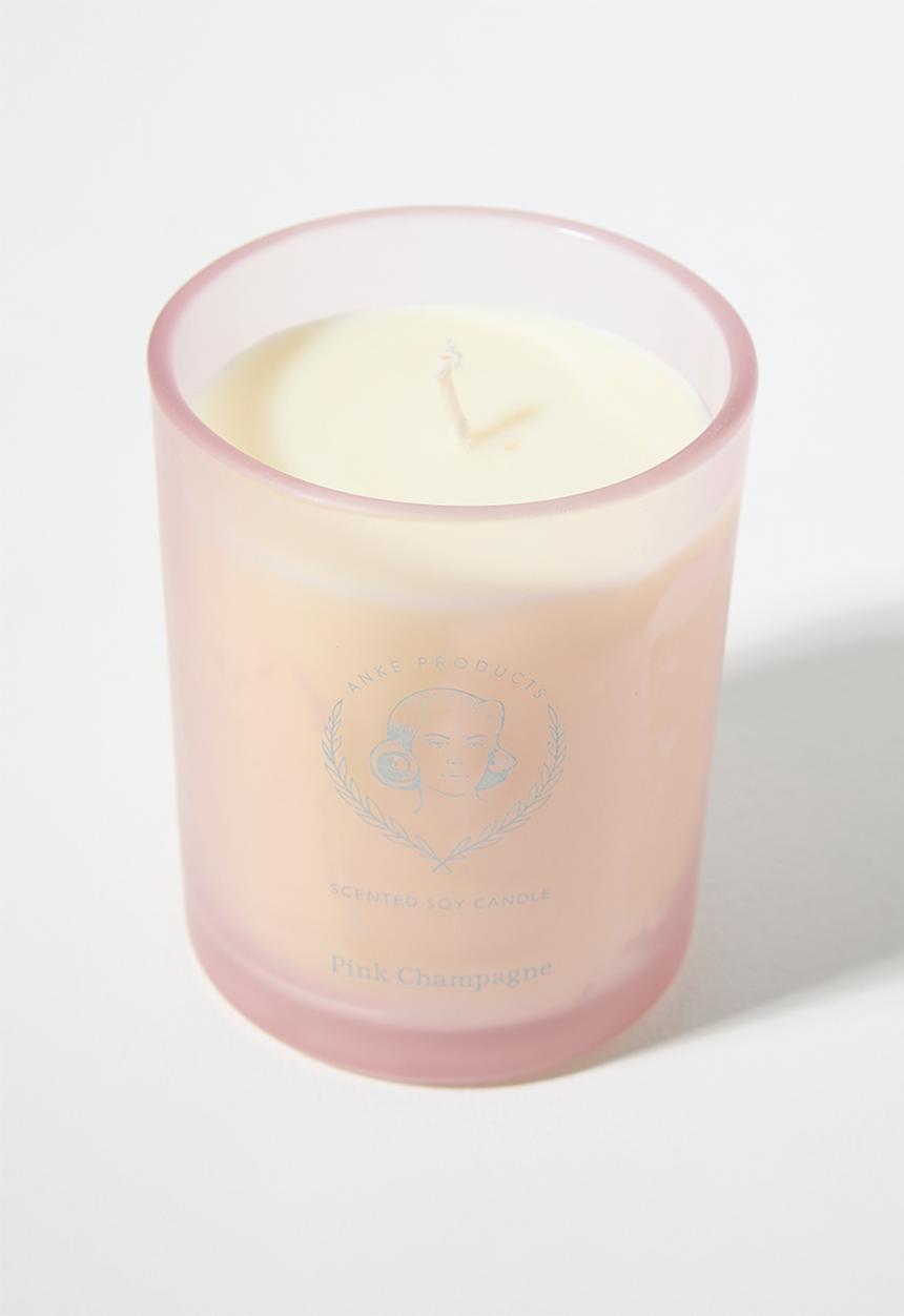 Anke Products - Pink champagne diffuser & candle gift set
