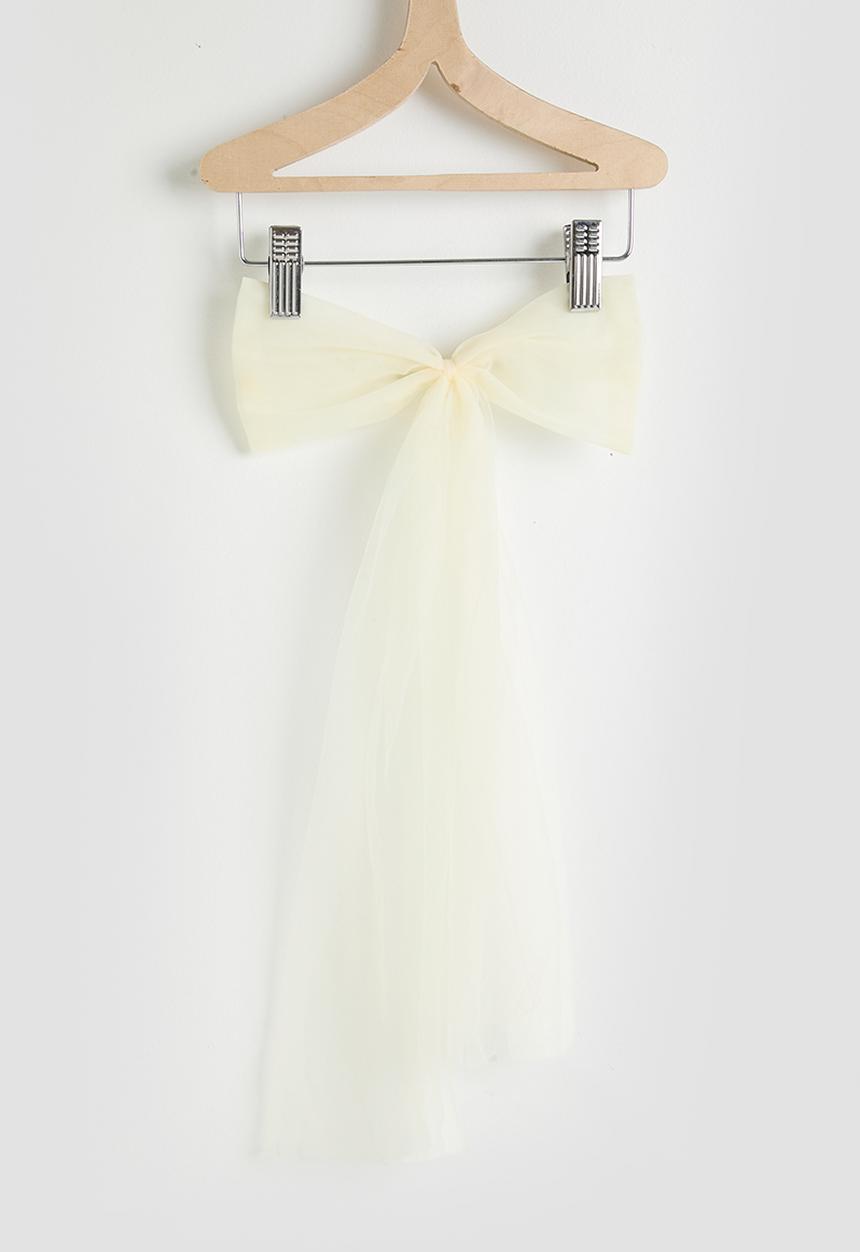 Pop Candy - Tulle overlay tiered dress with ruffle hem - yellow ombre