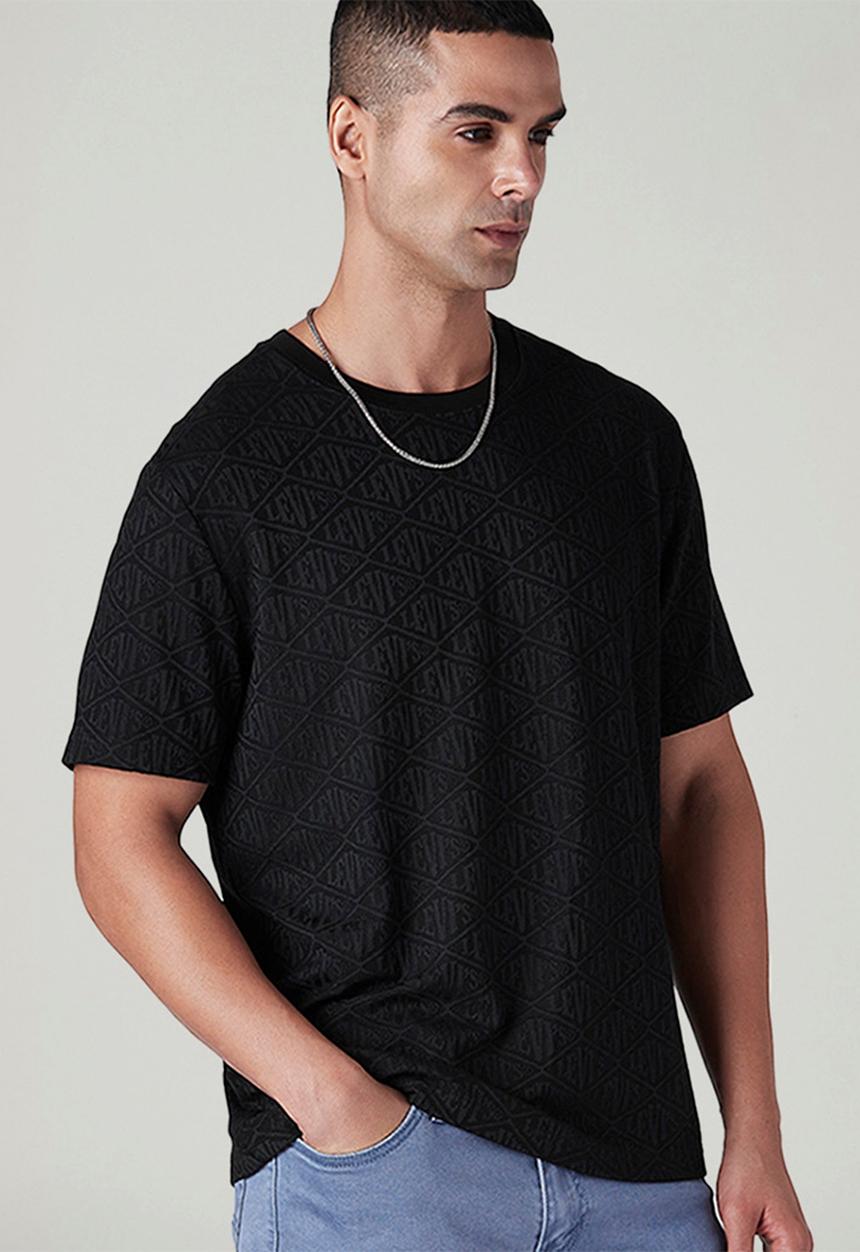 Levi’s® - Sp transfer jacquard tee - black