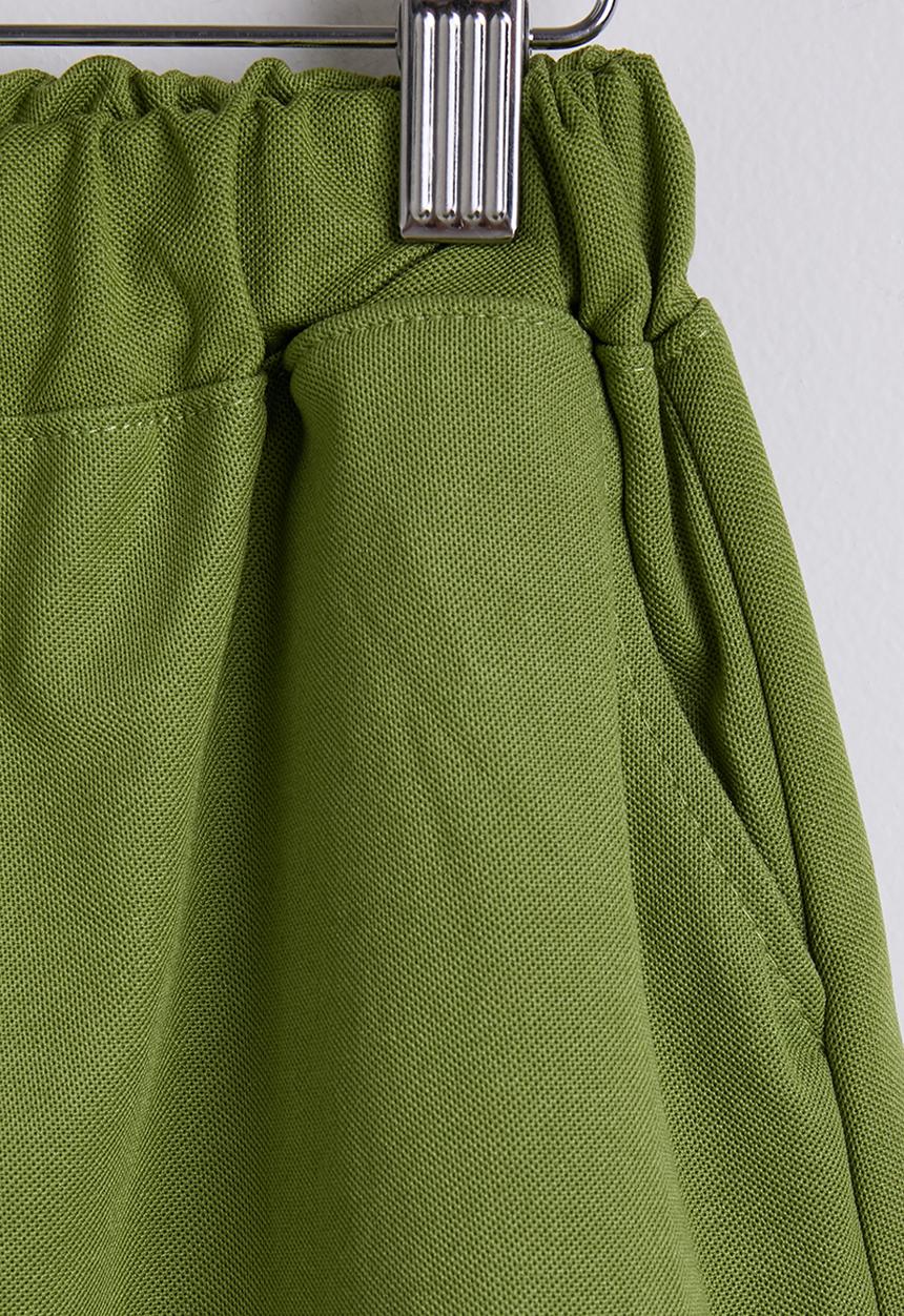 Pop Candy - Polo-style shirt with shorts - moss green
