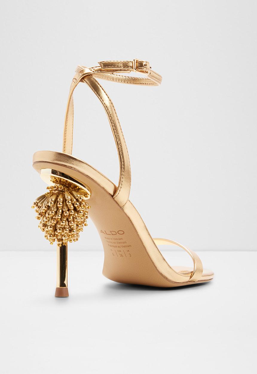 ALDO - Aurorae open toe ankle strap - gold
