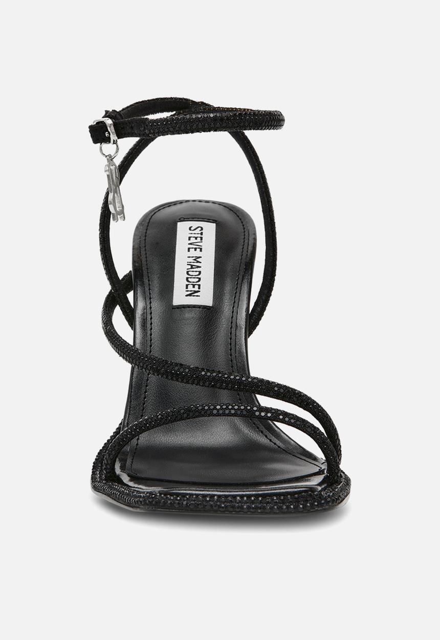Steve Madden - Brittina open toe ankle strap - black