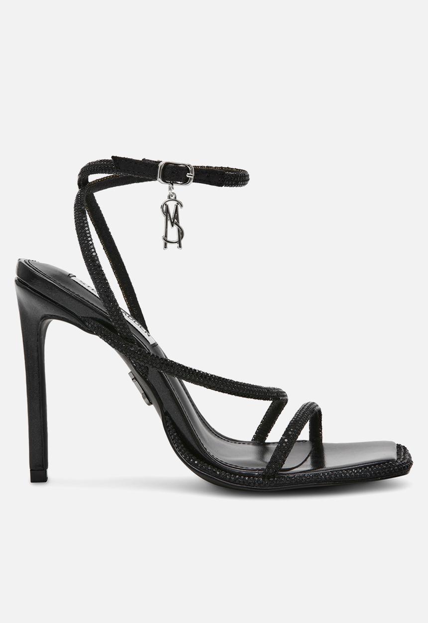 Steve Madden - Brittina open toe ankle strap - black
