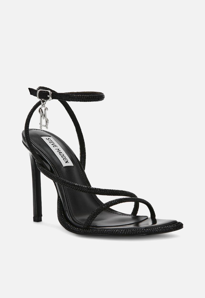 Steve Madden - Brittina open toe ankle strap - black