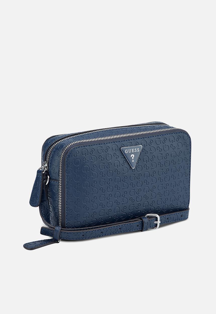 GUESS - Lisa Mini Double Zip Crossbody - Navy