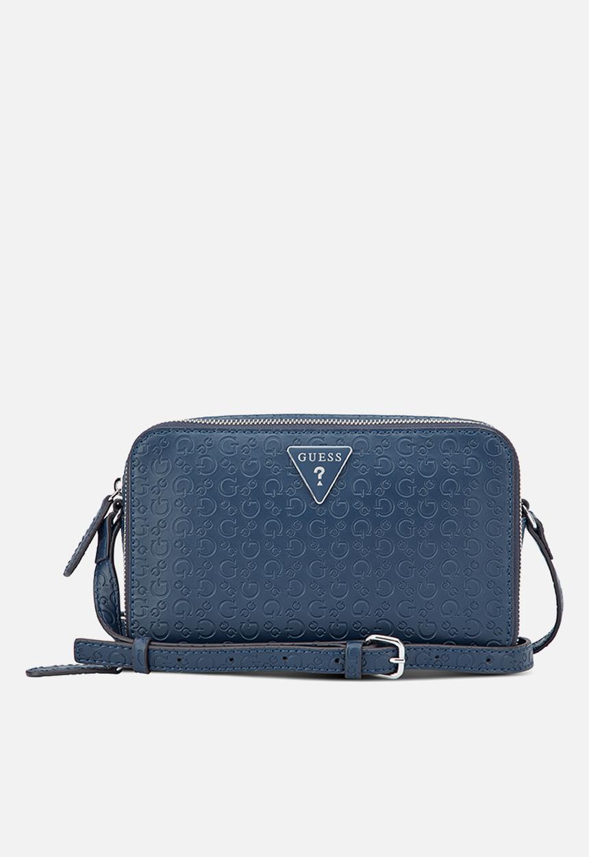 GUESS - Lisa Mini Double Zip Crossbody - Navy