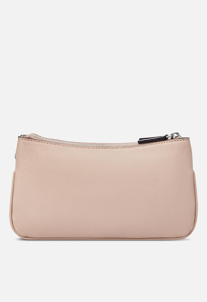 GUESS - Doris Mini Crossbody Top Zip - Mauve Multi