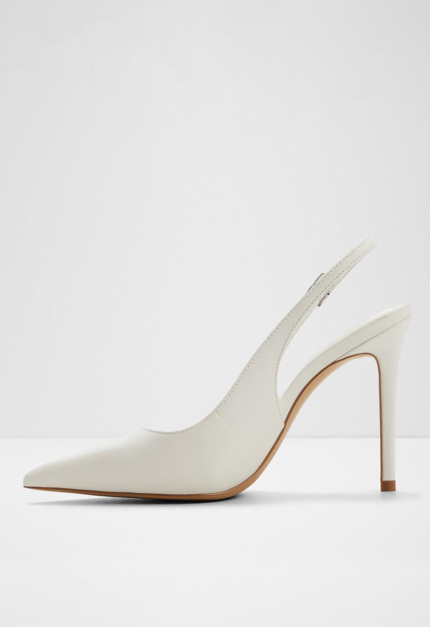 ALDO - Stessysling2.0 closed toe slingback - white/bone