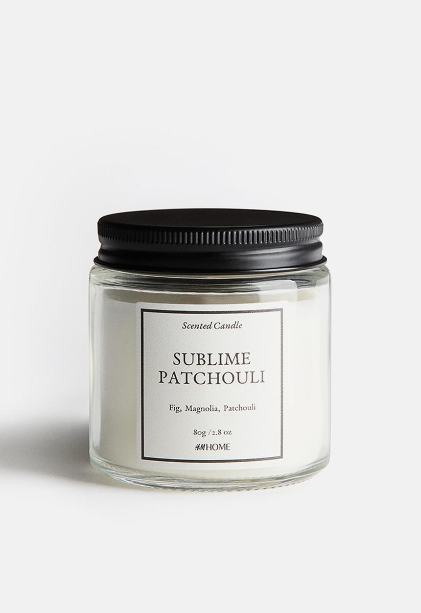 H&M - Scented candle in glass holder - sublime patchouli
